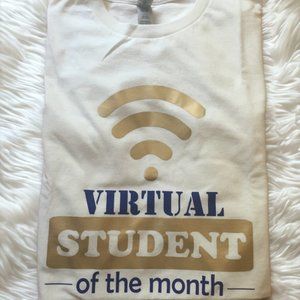 Virtual Student of The Month Graphic Tee for Youth
